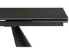 Миниатюра фото керамический стол раздвижной woodville шелтон 180(260)x90 massa ink gray / черный 621512 | 220svet.ru