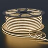 Миниатюра фото светодиодная лента apeyron 9w/m 240led/m cob теплый белый 50м 10-110 | 220svet.ru