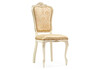 Миниатюра фото стул деревянный woodville руджеро патина золото / бежевый комби 318603 | 220svet.ru