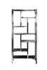 Миниатюра фото стеллаж серебристый garda decor 46as-sh1076-silver | 220svet.ru