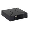 Миниатюра фото уличный настенный светильник uniel ulu-p32b-4w/4000k ip65 black ul-00013620 | 220svet.ru
