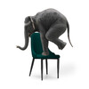 Миниатюра фото стул на металлокаркасе woodville kora green / black 15096 | 220svet.ru