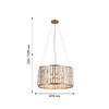 Миниатюра фото подвесная люстра f-promo prismata 4483-5p | 220svet.ru