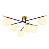 Миниатюра фото потолочная люстра arte lamp alcor a2224pl-6bk | 220svet.ru