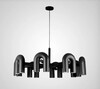 Миниатюра фото подвесная люстра inodesign fanny black 8 40.10055 | 220svet.ru