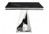 Миниатюра фото стол стеклянный woodville levon 200x100x75 black 15563 | 220svet.ru