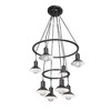 Миниатюра фото подвесная люстра vitaluce v4947-1/8s | 220svet.ru