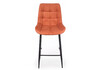 Миниатюра фото барный стул woodville челси терракотовый / черный 632575 | 220svet.ru