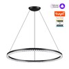Миниатюра фото подвесной светодиодный светильник с пультом ду novotech monile 359711 черный | 220svet.ru