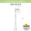 Миниатюра фото садовый светильник-столбик fumagalli aloe.r/bisso/g300 1l g30.163.s10.aze27 | 220svet.ru