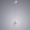 Миниатюра фото подвесной светодиодный светильник arte lamp paradise a6065sp-1wh | 220svet.ru