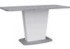 Миниатюра фото стол деревянный раскладной woodville комфорт цемент светлый / белый 608569 | 220svet.ru