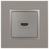 Миниатюра фото розетка эра elegance 14-3114-16 hdmi титан б0065778 | 220svet.ru
