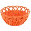Миниатюра фото корзинка для хлеба круг фестоны оранжевые belvedere viejo valle | 220svet.ru