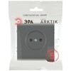 Миниатюра фото розетка эра arktik 16-2106-06 без заземления 2p 16а-250в графит б0071678 | 220svet.ru