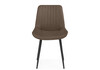 Миниатюра фото стул на металлокаркасе woodville седа коричневый (zd 233) / черный 632438 | 220svet.ru