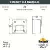 Миниатюра фото светильник для подсветки лестниц накладной fumagalli extraleti 100 square-el 3s3.000.000.wyg1l | 220svet.ru