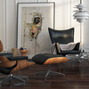 Миниатюра фото пуф eames lounge roomers ec-015/a5351 walnut | 220svet.ru