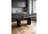 Миниатюра фото керамический стол раскладной woodville маре 200(260)х100х77 neodom titanium lawa nero / черный 588045 | 220svet.ru