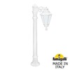 Миниатюра фото садовый светильник-столбик fumagalli aloe`.r bisso/rut 1l e26.163.s10.wye27 | 220svet.ru