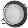 Миниатюра фото светильник встраиваемый декоративный эра dk107 bk под лампу mr16 gu5.3 черный б0058397 | 220svet.ru