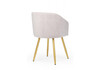 Миниатюра фото стул на металлокаркасе woodville монер светло-серый (glory 36) / золотой 632639 | 220svet.ru