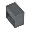 Миниатюра фото уличный настенный светильник ideal lux down ap1 antracite | 220svet.ru