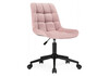 Миниатюра фото офисное кресло woodville честер розовый / черный 489818 | 220svet.ru