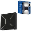 Миниатюра фото уличный настенный светильник uniel ulu-p32b-4w/4000k ip65 black ul-00013620 | 220svet.ru