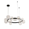 Миниатюра фото подвесная люстра omg1075r black/clear | 220svet.ru