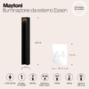 Миниатюра фото уличный светодиодный светильник maytoni o596fl-l9b4k1 | 220svet.ru