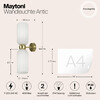 Миниатюра фото настенный светильник maytoni antic mod302wl-02w | 220svet.ru