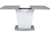 Миниатюра фото стол деревянный раскладной woodville комфорт цемент светлый / белый 608569 | 220svet.ru