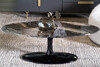 Миниатюра фото стол журнальный овальный 120*60*43см garda decor 33fs-3076stol/zh | 220svet.ru