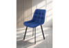 Миниатюра фото стул на металлокаркасе поворотный woodville челси 360 п синий (zd 798) / черный np 632533 | 220svet.ru