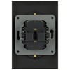 Миниатюра фото розетка эра arktik 16-2107-05 без заземления двойная 2x2p 16а-250в антрацит б0071685 | 220svet.ru